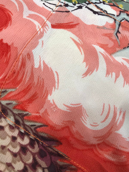 【現状渡し品】【メンズ】 SUN SURF サンサーフ SS ALOHA SHIRT 龍×和柄 アロハ シャツ 開襟シャツ トップス 145-260807-rt-15-tagh サイズ：M カラー：オレンジ 万代Net店