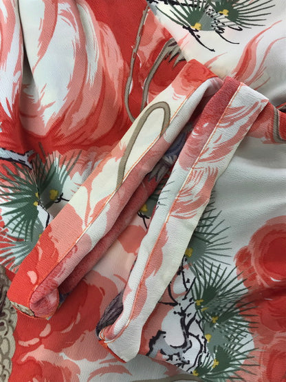 【現状渡し品】【メンズ】 SUN SURF サンサーフ SS ALOHA SHIRT 龍×和柄 アロハ シャツ 開襟シャツ トップス 145-260807-rt-15-tagh サイズ：M カラー：オレンジ 万代Net店
