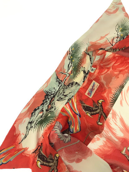 【現状渡し品】【メンズ】 SUN SURF サンサーフ SS ALOHA SHIRT 龍×和柄 アロハ シャツ 開襟シャツ トップス 145-260807-rt-15-tagh サイズ：M カラー：オレンジ 万代Net店