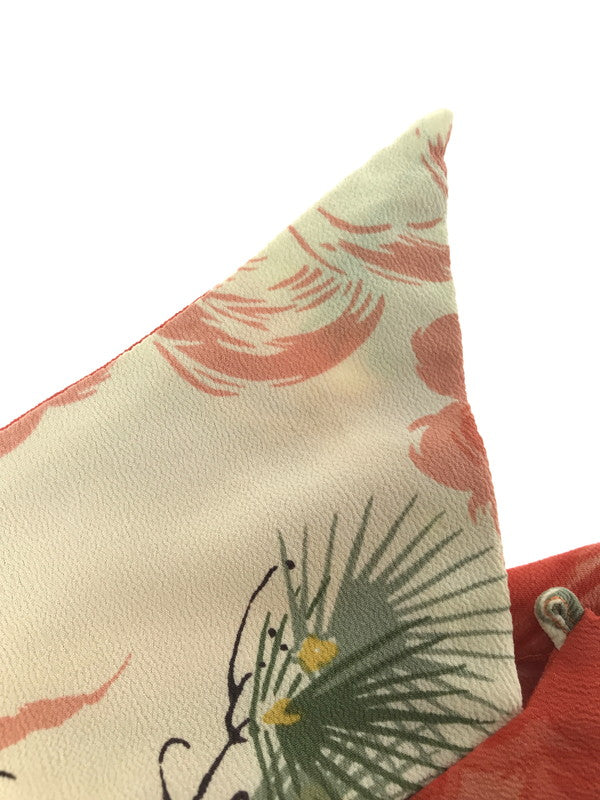 【現状渡し品】【メンズ】 SUN SURF サンサーフ SS ALOHA SHIRT 龍×和柄 アロハ シャツ 開襟シャツ トップス 145-260807-rt-15-tagh サイズ：M カラー：オレンジ 万代Net店