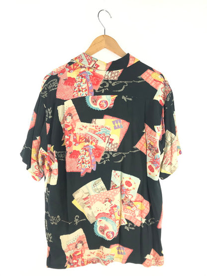 【中古品】【メンズ】 SUN SURF サンサーフ SS ALOHA SHIRT SS31192 舞妓×祇園 アロハシャツ 開襟シャツ トップス 145-260807-rt-16-tagh サイズ：M カラー：ブラック 万代Net店