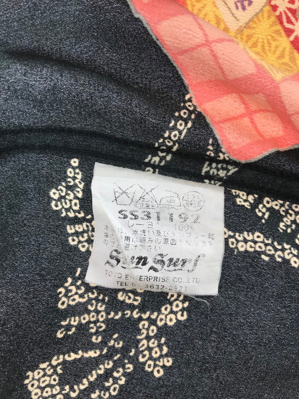 【中古品】【メンズ】 SUN SURF サンサーフ SS ALOHA SHIRT SS31192 舞妓×祇園 アロハシャツ 開襟シャツ トップス 145-260807-rt-16-tagh サイズ：M カラー：ブラック 万代Net店