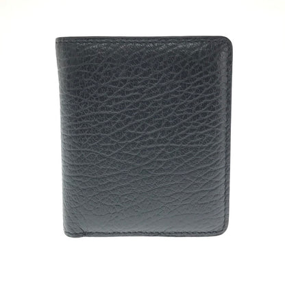 【中古美品】【メンズ】 MAISON MARGIELA メゾン マルジェラ COMPACT WALLET S56UI0140-P4455 コンパクト ウォレット 二つ折り財布 181-260812-rt-18-tagh カラー：ブラック 万代Net店
