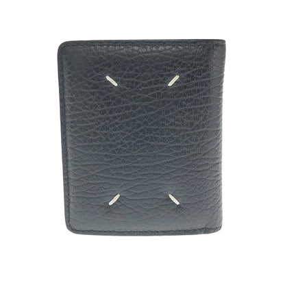 【中古美品】【メンズ】 MAISON MARGIELA メゾン マルジェラ COMPACT WALLET S56UI0140-P4455 コンパクト ウォレット 二つ折り財布 181-260812-rt-18-tagh カラー：ブラック 万代Net店