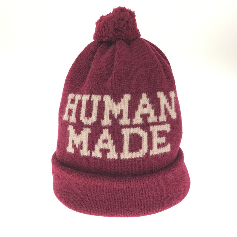 【中古品】【メンズ】 HUMAN MADE ヒューマンメイド POP BEANIE RED HM30GD074 ポップ ビーニー ニットキャプ 帽子 185-260812-rt-19-tagh カラー：レッド 万代Net店