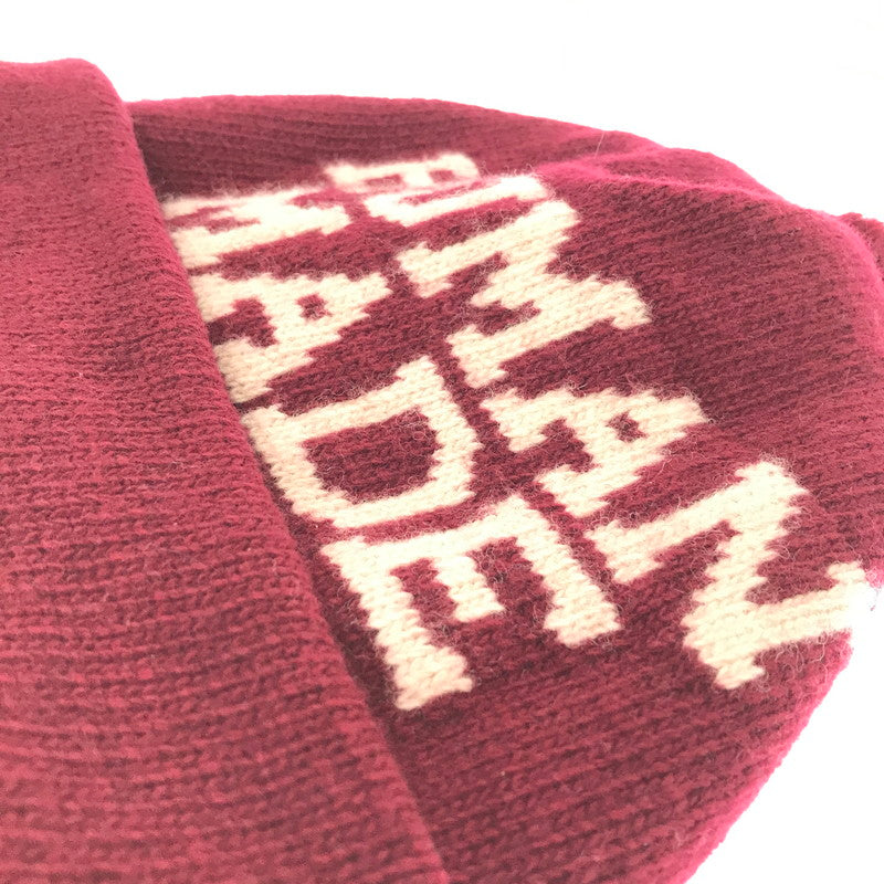 【中古品】【メンズ】 HUMAN MADE ヒューマンメイド POP BEANIE RED HM30GD074 ポップ ビーニー ニットキャプ 帽子 185-260812-rt-19-tagh カラー：レッド 万代Net店