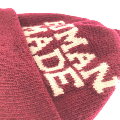 【中古品】【メンズ】 HUMAN MADE ヒューマンメイド POP BEANIE RED HM30GD074 ポップ ビーニー ニットキャプ 帽子 185-260812-rt-19-tagh カラー：レッド 万代Net店