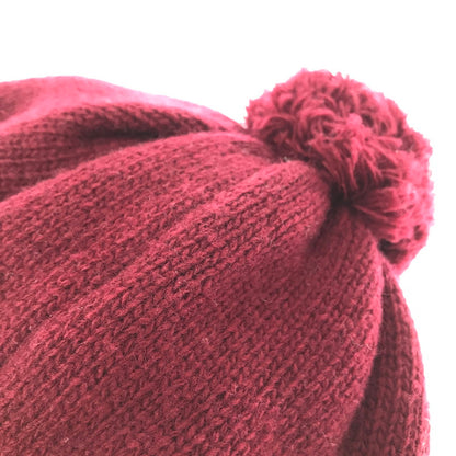 【中古品】【メンズ】 HUMAN MADE ヒューマンメイド POP BEANIE RED HM30GD074 ポップ ビーニー ニットキャプ 帽子 185-260812-rt-19-tagh カラー：レッド 万代Net店