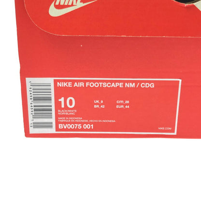 【中古品】【メンズ】 NIKE ナイキ × COMME DES GARCONS コムデギャルソン AIR FOOTSCAPE NM BV0075-001 エア フットスペース スニーカー 靴 160-260812-rt-01-tagh サイズ：28cm US10 カラー：BLACK/CELERY-DARK CHARCOAL 万代Net店