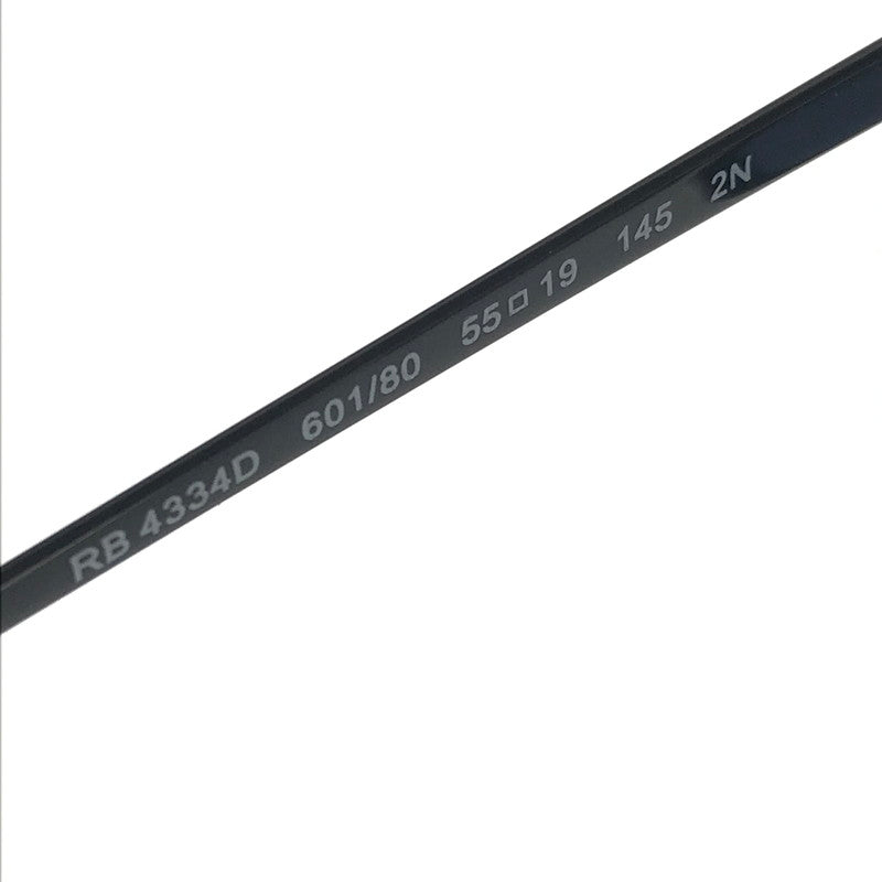 【現状渡し品】【メンズ】 RAY-BAN レイバン BLUE RB4334D ブルー サングラス アイウェア アクセサリー 203-260808-rt-22-tagh サイズ：55ロ19 145 カラー：ブラック 万代Net店