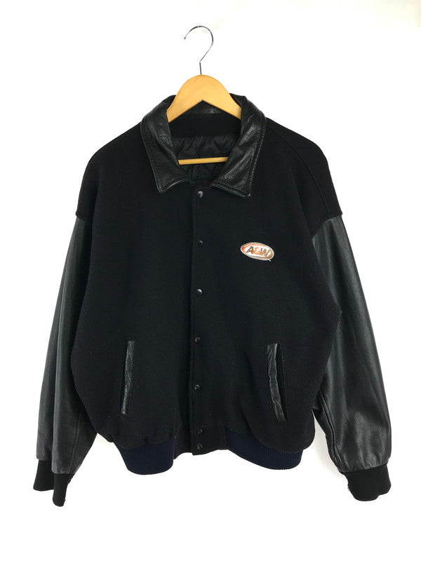 【現状渡し品】【メンズ】 SAUDY サヴィー A&W VARSITY JACKET BLACK バーシティー ジャケット アウター 146-260814-rt-28-tagh サイズ：不明 カラー：ブラック 万代Net店