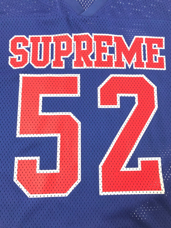 【中古品】【メンズ】 SUPREME シュプリーム 24SS SPIDERWEB FOOTBALL JEREY BLUE スパイダー ウェブ フットボール ジャージー トップス 149-260829-rt-54-tagh サイズ：M カラー：ブルー 万代Net店