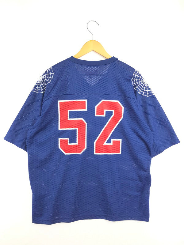 【中古品】【メンズ】 SUPREME シュプリーム 24SS SPIDERWEB FOOTBALL JEREY BLUE スパイダー ウェブ フットボール ジャージー トップス 149-260829-rt-54-tagh サイズ：M カラー：ブルー 万代Net店