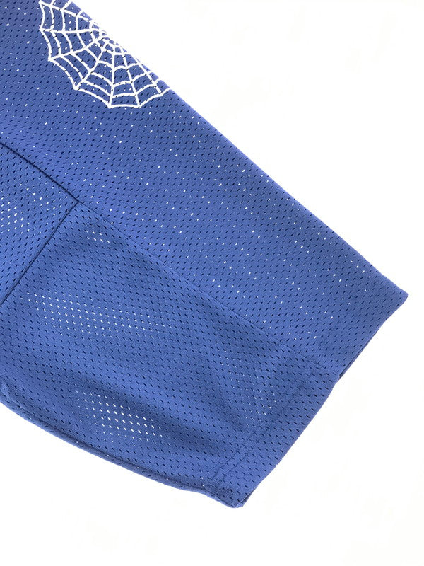 【中古品】【メンズ】 SUPREME シュプリーム 24SS SPIDERWEB FOOTBALL JEREY BLUE スパイダー ウェブ フットボール ジャージー トップス 149-260829-rt-54-tagh サイズ：M カラー：ブルー 万代Net店