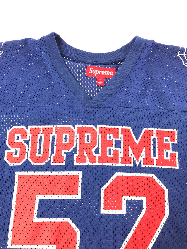 【中古品】【メンズ】 SUPREME シュプリーム 24SS SPIDERWEB FOOTBALL JEREY BLUE スパイダー ウェブ フットボール ジャージー トップス 149-260829-rt-54-tagh サイズ：M カラー：ブルー 万代Net店