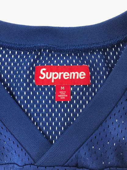 【中古品】【メンズ】 SUPREME シュプリーム 24SS SPIDERWEB FOOTBALL JEREY BLUE スパイダー ウェブ フットボール ジャージー トップス 149-260829-rt-54-tagh サイズ：M カラー：ブルー 万代Net店