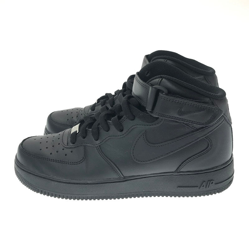 【中古品】【メンズ】 NIKE ナイキ AIR FORCE 1 MID '07 CW2289-001 エアフォース 1 ミッド '07 スニーカー 靴 160-260902-na-06-tagh サイズ：27cm US 9 カラー：BLACK/BLACK 万代Net店
