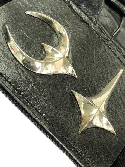 【中古品】【メンズ】 THUG CLUB サグ クラブ MOHICAN LEATHER DENIM PANTS TC24PT0403 韓国製 レザー デニム パンツ ジーンズ ボトムス 153-260816-rt-29-tagh サイズ：1 カラー：ブラック 万代Net店