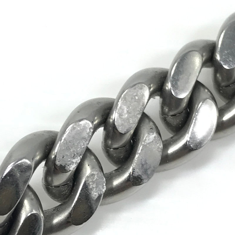 【中古品】【メンズ】 DIESEL ディーゼル STEEL D-LOGO PLATE CHAIN NECKLACE スチール製 Dロゴプレート チェーンネックレス アクセサリー 192-260818-rt-25-tag カラー：シルバー 万代Net店