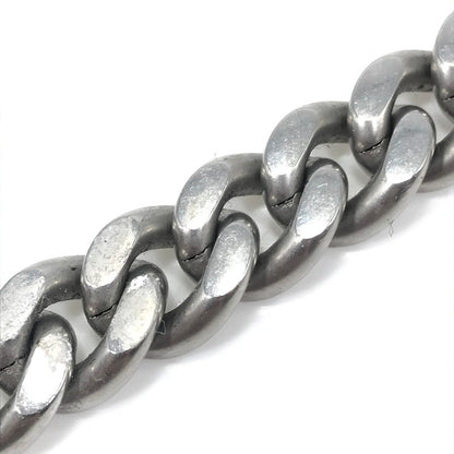 【中古品】【メンズ】 DIESEL ディーゼル STEEL D-LOGO PLATE CHAIN NECKLACE スチール製 Dロゴプレート チェーンネックレス アクセサリー 192-260818-rt-25-tag カラー：シルバー 万代Net店