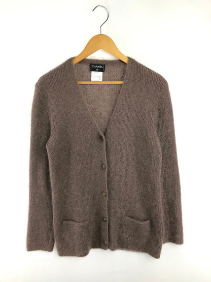 【中古品】【メンズ】 CHANEL シャネル90's MOHAIR CARDIGAN P11339V00500 モヘア カーディガン トップス 183-260814-rt-25-tagh サイズ：38 カラー：ブラウン 万代Net店