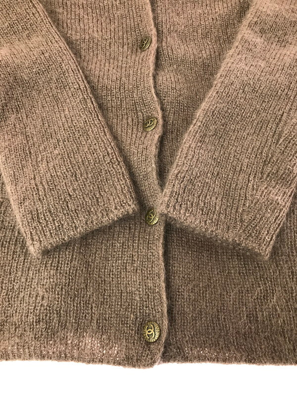 【中古品】【メンズ】 CHANEL シャネル90's MOHAIR CARDIGAN P11339V00500 モヘア カーディガン トップス 183-260814-rt-25-tagh サイズ：38 カラー：ブラウン 万代Net店