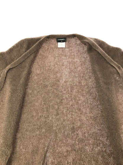 【中古品】【メンズ】 CHANEL シャネル90's MOHAIR CARDIGAN P11339V00500 モヘア カーディガン トップス 183-260814-rt-25-tagh サイズ：38 カラー：ブラウン 万代Net店