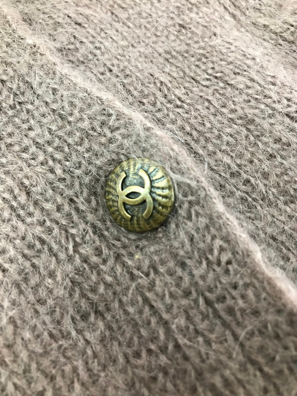 【中古品】【メンズ】 CHANEL シャネル90's MOHAIR CARDIGAN P11339V00500 モヘア カーディガン トップス 183-260814-rt-25-tagh サイズ：38 カラー：ブラウン 万代Net店