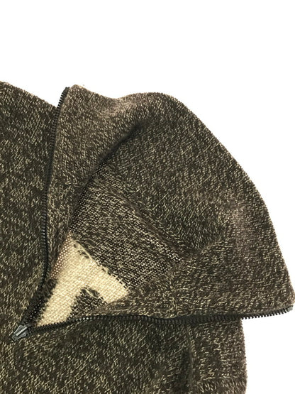 【中古品】【メンズ】 CHANEL シャネル CASHMERE HALF ZIP KNIT BROWN C-TK-5914 カシミヤ ハーフ ジップ ニット 183-260814-rt-24-tagh サイズ：不明 カラー：ブラウン 万代Net店