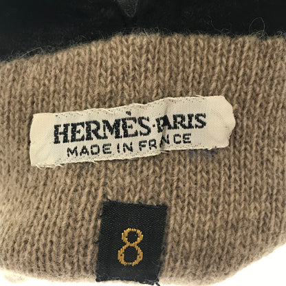 【中古品】【メンズ】 HERMES エルメス 90～00's LEATHER GLOVE H BUCKLE BLACK 90～2000年代 レザー グローブ H バックル 手袋 183-260818-rt-38-tag カラー：ブラック 万代Net店