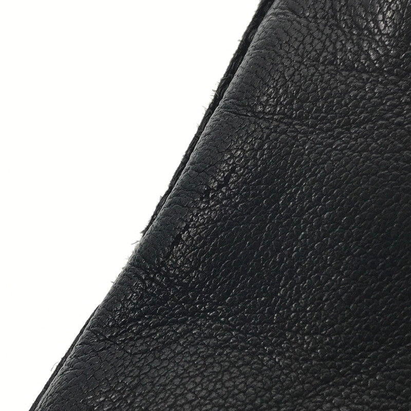 【中古品】【メンズ】 HERMES エルメス 90～00's LEATHER GLOVE H BUCKLE BLACK 90～2000年代 レザー グローブ H バックル 手袋 183-260818-rt-38-tag カラー：ブラック 万代Net店