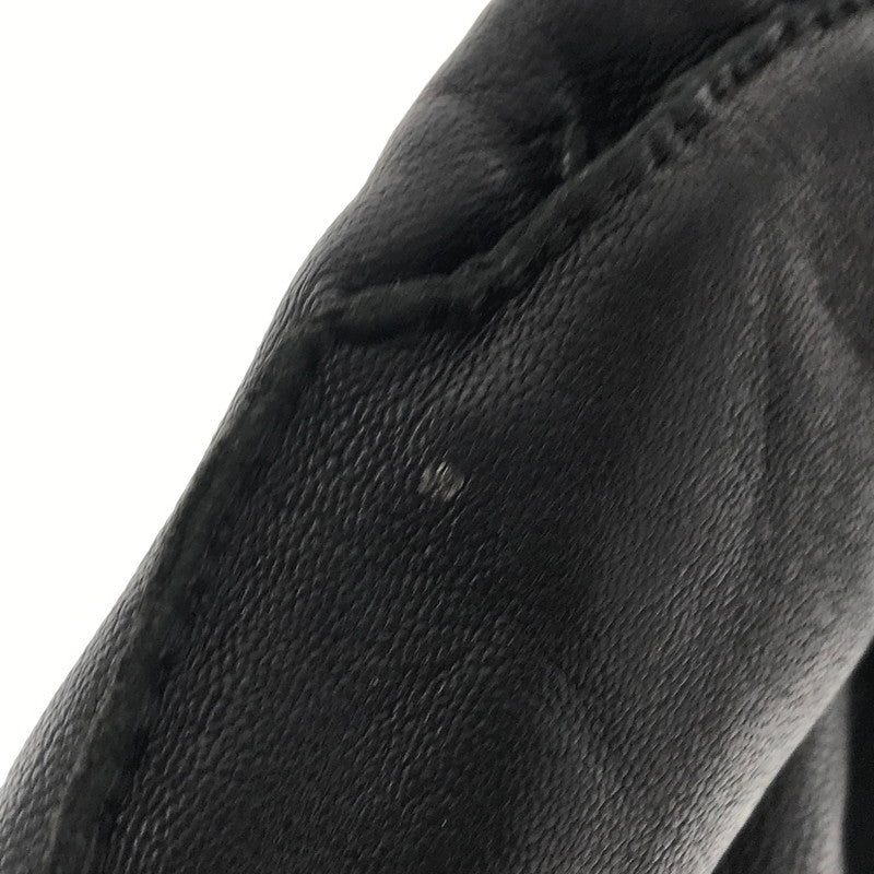 【中古品】【メンズ】 HERMES エルメス 90～00's LEATHER GLOVE H BUCKLE BLACK 90～2000年代 レザー グローブ H バックル 手袋 183-260818-rt-38-tag カラー：ブラック 万代Net店