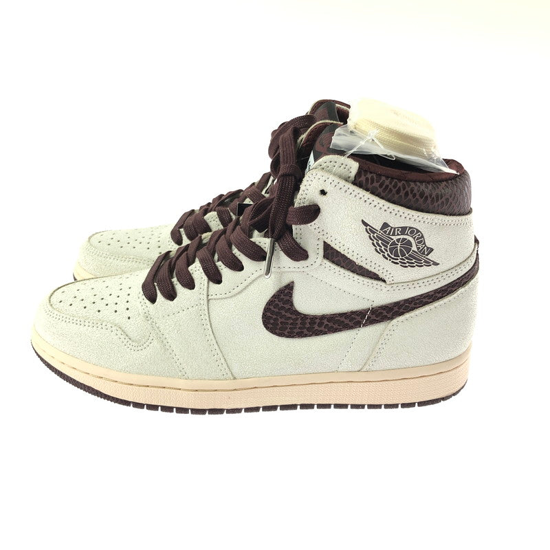 【中古美品】【メンズ】 NIKE ナイキ × A MA MANIERE アママニエール AIR JORDAN 1 RETRO HIGH OG SAIL AND BURGUNDY DO7097-100 エア ジョーダン 1 160-260812-rt-05-tagh サイズ：27cm US9 カラー：SAIL/BURGUNDY CRUSH 万代Net店