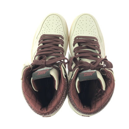 【中古美品】【メンズ】 NIKE ナイキ × A MA MANIERE アママニエール AIR JORDAN 1 RETRO HIGH OG SAIL AND BURGUNDY DO7097-100 エア ジョーダン 1 160-260812-rt-05-tagh サイズ：27cm US9 カラー：SAIL/BURGUNDY CRUSH 万代Net店