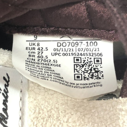 【中古美品】【メンズ】 NIKE ナイキ × A MA MANIERE アママニエール AIR JORDAN 1 RETRO HIGH OG SAIL AND BURGUNDY DO7097-100 エア ジョーダン 1 160-260812-rt-05-tagh サイズ：27cm US9 カラー：SAIL/BURGUNDY CRUSH 万代Net店