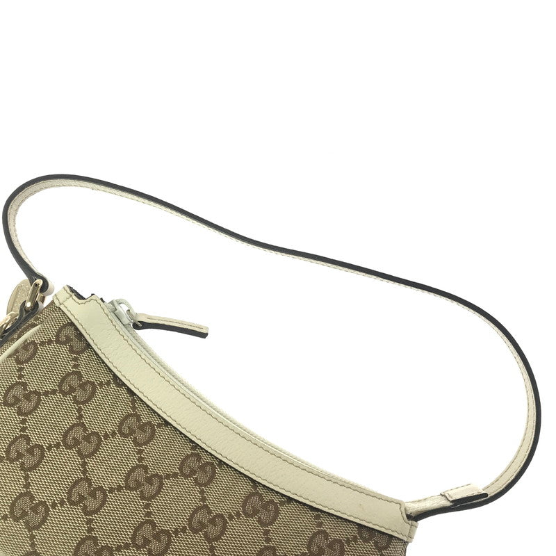 【中古品】【レディース】 GUCCI グッチ GG CANVAS ONE-SHOULDER BAG 154432 GGキャンバス ワンショルダーバッグ カバン 180-260813-rt-01-tagh カラー：ブラウン 万代Net店
