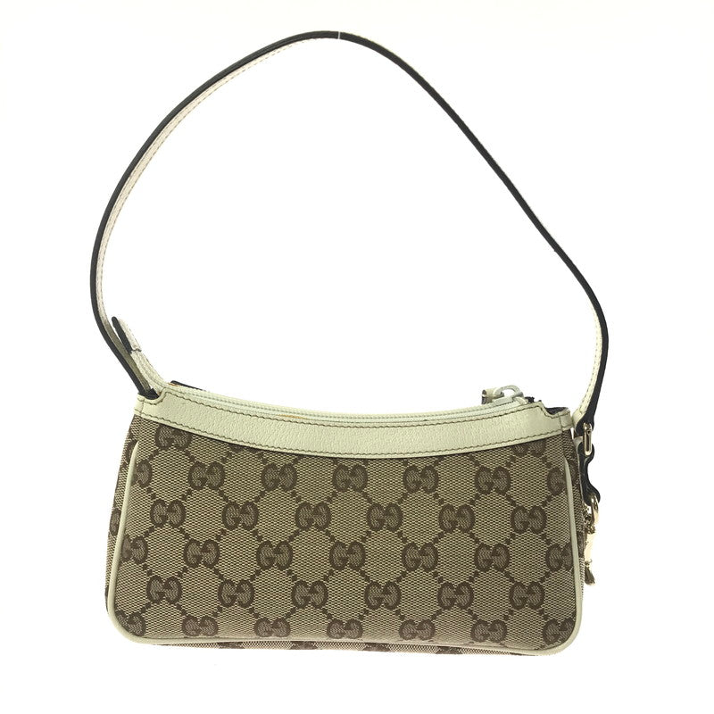 【中古品】【レディース】 GUCCI グッチ GG CANVAS ONE-SHOULDER BAG 154432 GGキャンバス ワンショルダーバッグ カバン 180-260813-rt-01-tagh カラー：ブラウン 万代Net店
