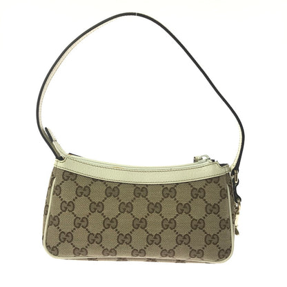 【中古品】【レディース】 GUCCI グッチ GG CANVAS ONE-SHOULDER BAG 154432 GGキャンバス ワンショルダーバッグ カバン 180-260813-rt-01-tagh カラー：ブラウン 万代Net店