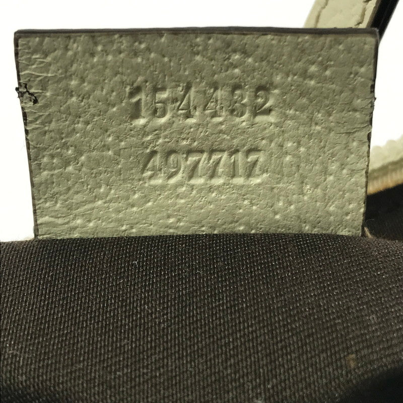 【中古品】【レディース】 GUCCI グッチ GG CANVAS ONE-SHOULDER BAG 154432 GGキャンバス ワンショルダーバッグ カバン 180-260813-rt-01-tagh カラー：ブラウン 万代Net店