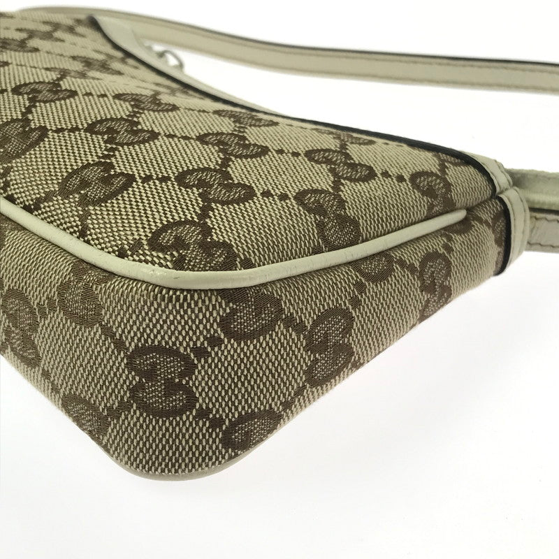 【中古品】【レディース】 GUCCI グッチ GG CANVAS ONE-SHOULDER BAG 154432 GGキャンバス ワンショルダーバッグ カバン 180-260813-rt-01-tagh カラー：ブラウン 万代Net店