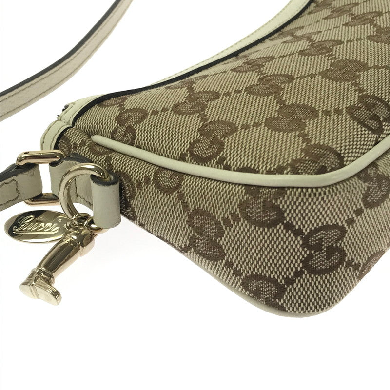 【中古品】【レディース】 GUCCI グッチ GG CANVAS ONE-SHOULDER BAG 154432 GGキャンバス ワンショルダーバッグ カバン 180-260813-rt-01-tagh カラー：ブラウン 万代Net店