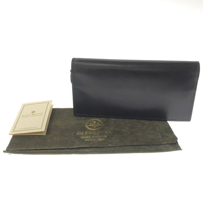 【中古品】【メンズ】 GLENROYAL グレンロイヤル LEATHER LONG WALLET DARK BROWN レザー ロング ウォレット 長財布 財布 200-260818-rt-34-tag カラー：ブラウン 万代Net店
