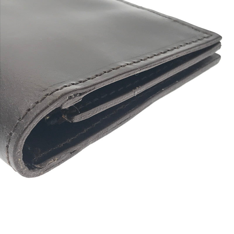 【中古品】【メンズ】 GLENROYAL グレンロイヤル LEATHER LONG WALLET DARK BROWN レザー ロング ウォレット 長財布 財布 200-260818-rt-34-tag カラー：ブラウン 万代Net店