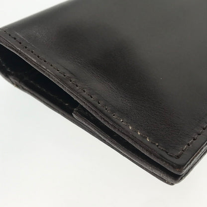 【中古品】【メンズ】 GLENROYAL グレンロイヤル LEATHER LONG WALLET DARK BROWN レザー ロング ウォレット 長財布 財布 200-260818-rt-34-tag カラー：ブラウン 万代Net店