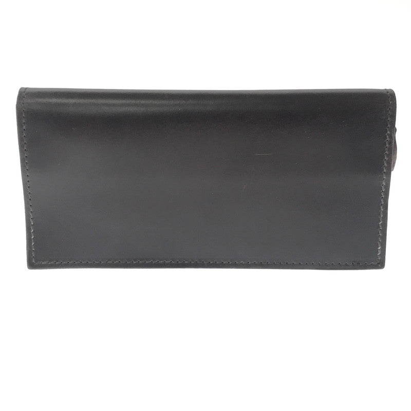 【中古品】【メンズ】 GLENROYAL グレンロイヤル LEATHER LONG WALLET DARK BROWN レザー ロング ウォレット 長財布 財布 200-260818-rt-34-tag カラー：ブラウン 万代Net店