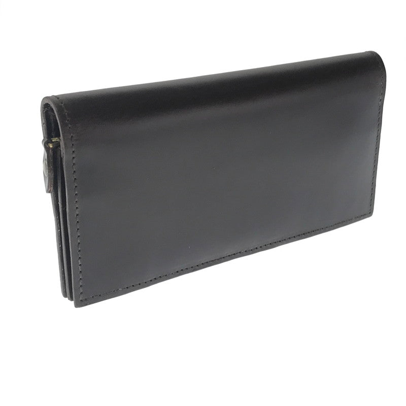 【中古品】【メンズ】 GLENROYAL グレンロイヤル LEATHER LONG WALLET DARK BROWN レザー ロング ウォレット 長財布 財布 200-260818-rt-34-tag カラー：ブラウン 万代Net店