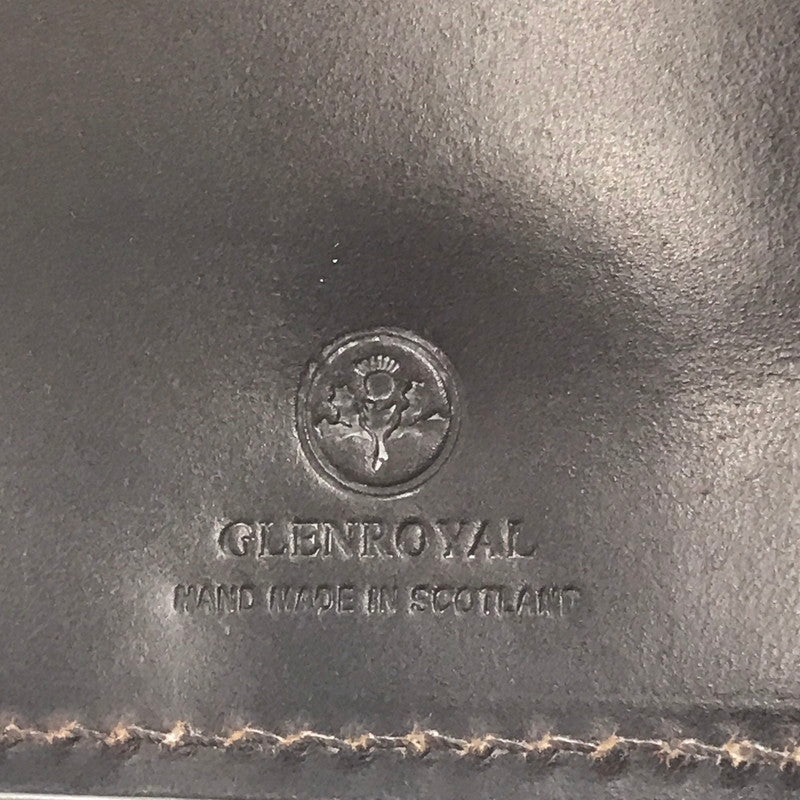 【中古品】【メンズ】 GLENROYAL グレンロイヤル LEATHER LONG WALLET DARK BROWN レザー ロング ウォレット 長財布 財布 200-260818-rt-34-tag カラー：ブラウン 万代Net店