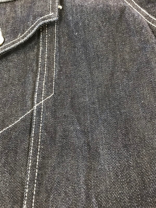 【中古品】【メンズ】 GRAPHPAPER グラフペーパー SELVAGE DENIM TRUCKER JACKET GU221-30026B サルベージ デニム トラッカー ジャケット ライトアウター 140-260814-rt-23-tagh サイズ：2 カラー：インディゴ 万代Net店