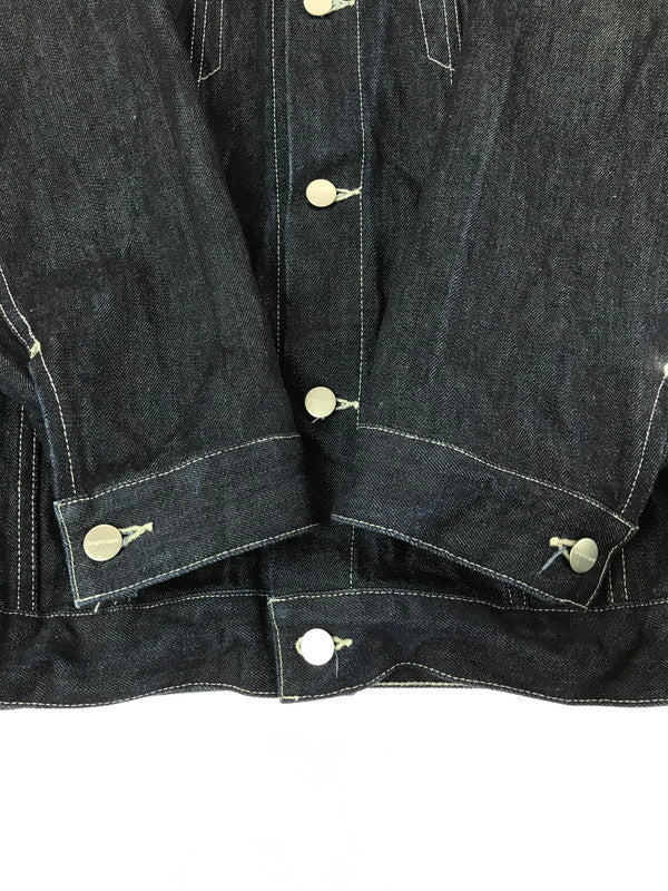 【中古品】【メンズ】 GRAPHPAPER グラフペーパー SELVAGE DENIM TRUCKER JACKET GU221-30026B サルベージ デニム トラッカー ジャケット ライトアウター 140-260814-rt-23-tagh サイズ：2 カラー：インディゴ 万代Net店