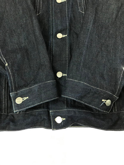 【中古品】【メンズ】 GRAPHPAPER グラフペーパー SELVAGE DENIM TRUCKER JACKET GU221-30026B サルベージ デニム トラッカー ジャケット ライトアウター 140-260814-rt-23-tagh サイズ：2 カラー：インディゴ 万代Net店